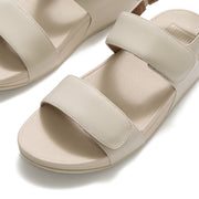 LULU Adjustable Leather Back-Strap Sandals