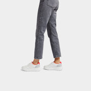 F-MODE E01 Limited Edition Leather-Mix Flatform Sneakers