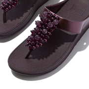 FINO Bauble-Bead Toe-Post Sandals