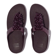 FINO Bauble-Bead Toe-Post Sandals
