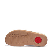 HALO Bead-Circle Metallic Toe-Post Sandals