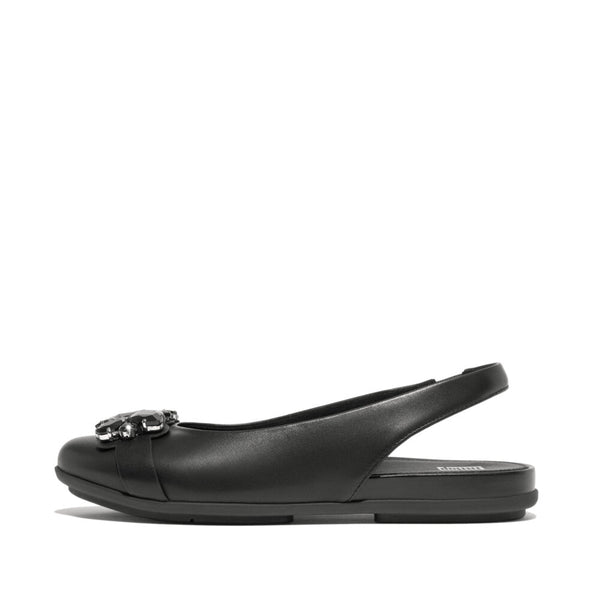 ALLEGRO Jewel-Deluxe Leather Slingbacks