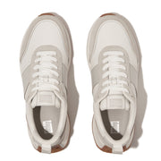 F-MODE Flow Leather/Suede Flatform Sneakers