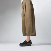 F-LUMA Box-Leather Demi-Wedge Penny Loafers - Black