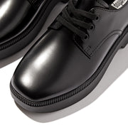 F-LUMA Box-Leather Demi-Wedge Lace-Up Debries