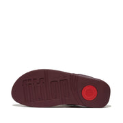 FitFlop x Song Hye Kyo <br>LULU Chunky-Snaffle Leather Toe-Post Sandals