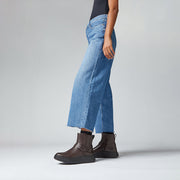 FitFlop x Song Hye Kyo <br>F-MODE Folded-Knot Leather Flatform Chelsea Boots