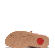 FitFlop x Song Hye Kyo <br>LULU Folded-Knot Leather Toe-Post Sandals