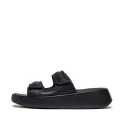 F-MODE Adjustable Padded-Leather Flatform Two-Bar Slides
