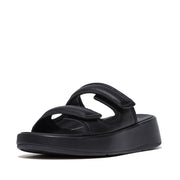 F-MODE Adjustable Padded-Leather Flatform Two-Bar Slides