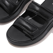 F-MODE Adjustable Padded-Leather Flatform Two-Bar Slides