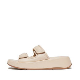 F-MODE Adjustable Padded-Leather Flatform Two-Bar Slides