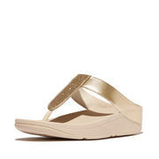 FINO Glitterdust  Metallic Toe-Post Sandals
