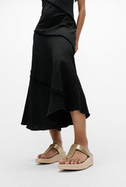 FINO Glitterdust  Metallic Toe-Post Sandals