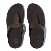 FINO Glitterdust Metallic Toe-Post Sandals