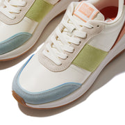 F-MODE Flow Suede-Mix Flatform Sneakers