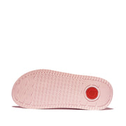 SURFF Adjustable Contrast-Stitch Leather Back-Strap Sandals - Clay Pink/Soft Blush