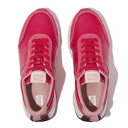 FitFlop x Song Hye Kyo <br>F-MODE Contrast-Stitch Leather Flatform Sneakers