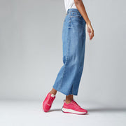 FitFlop x Song Hye Kyo <br>F-MODE Contrast-Stitch Leather Flatform Sneakers