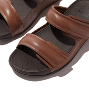 GOGH MOC Men's Adjustable Padded-Leather Slides