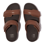 GOGH MOC Men's Adjustable Padded-Leather Slides