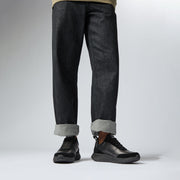 F-MODE Flow Mens Leather/Suede Sneakers