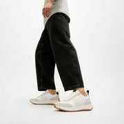 F-MODE FLOW Men's Leather/Suede Sneakers