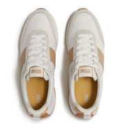 F-MODE Flow Mens Leather/Suede Sneakers