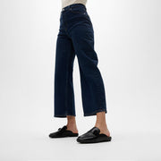 DELICATO Beadie-Button Leather Mules