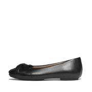 DELICATO Soft-Twist Leather Ballet Flats
