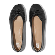 DELICATO Soft-Twist Leather Ballet Flats