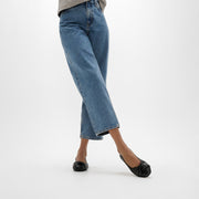 DELICATO Soft-Twist Leather Ballet Flats