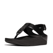 FINO Crystal-Mix T-Strap Sandals