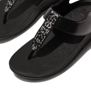 FINO Crystal-Mix T-Strap Sandals