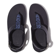 FINO Crystal-Mix T-Strap Sandals