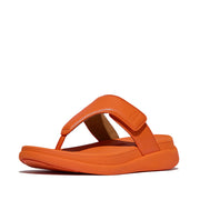 F-MODE GO Adjustable Flatform Toe-Post Sandals