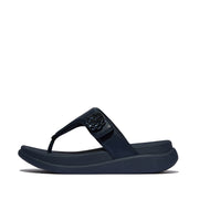 F-MODE GO Beadie-Button Adjustable Toe-Post Sandals