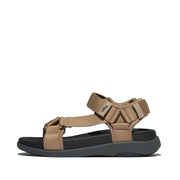 F-MODE Go Mens Adjustable Webbing Back-Strap Sandals