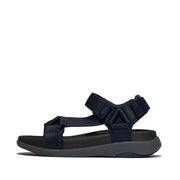 F-MODE Go Mens Adjustable Webbing Back-Strap Sandals