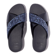 LULU Crystal-Mix  Metallic Cross Slides