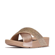 LULU Crystal-Mix  Metallic Cross Slides