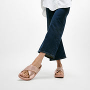 LULU Crystal-Mix  Metallic Cross Slides