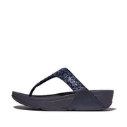 LULU Crystal-Mix Toe-Post Sandals