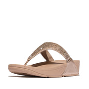 LULU Crystal-Mix Toe-Post Sandals