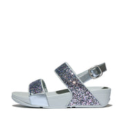 LULU Multi-Tonal Glitter Back-Strap Sandals