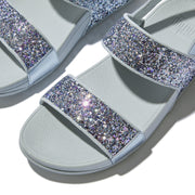 LULU Multi-Tonal Glitter Back-Strap Sandals