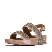 LULU Multi-Tonal Glitter Back-Strap Sandals