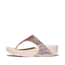 LULU Mult-Tonal Glitter Toe-Post Sandals