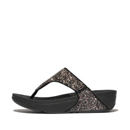 LULU Multi-Tonal Glitter Toe-Post Sandals