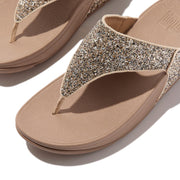 LULU Multi-Tonal Glitter Toe-Post Sandals